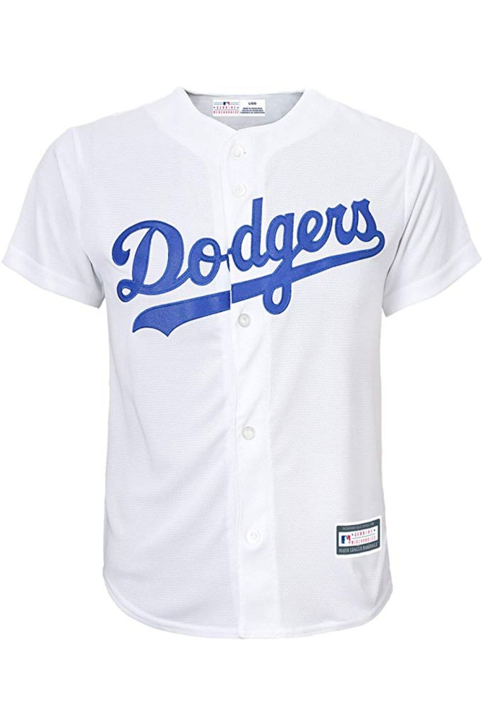 baseball jersey Outfit wearing an LA dodgers baseball jersey with a glitter  skirt and sneakers