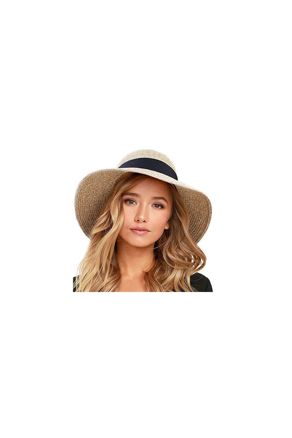 Black braid Beach fedora hat sun hats hats for women straw hat