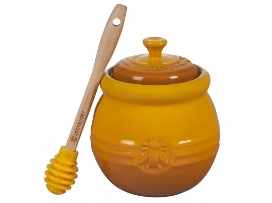 Honey Pot with Silicone Dipper