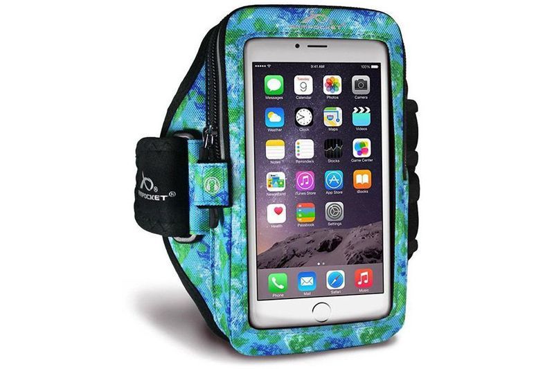 2016 FidgetKute Sports Armband Running Jogging Gym Arm Band Pouch Holder Bag Case for Cell Phone Green Samsung Galaxy A3 A5 A7 