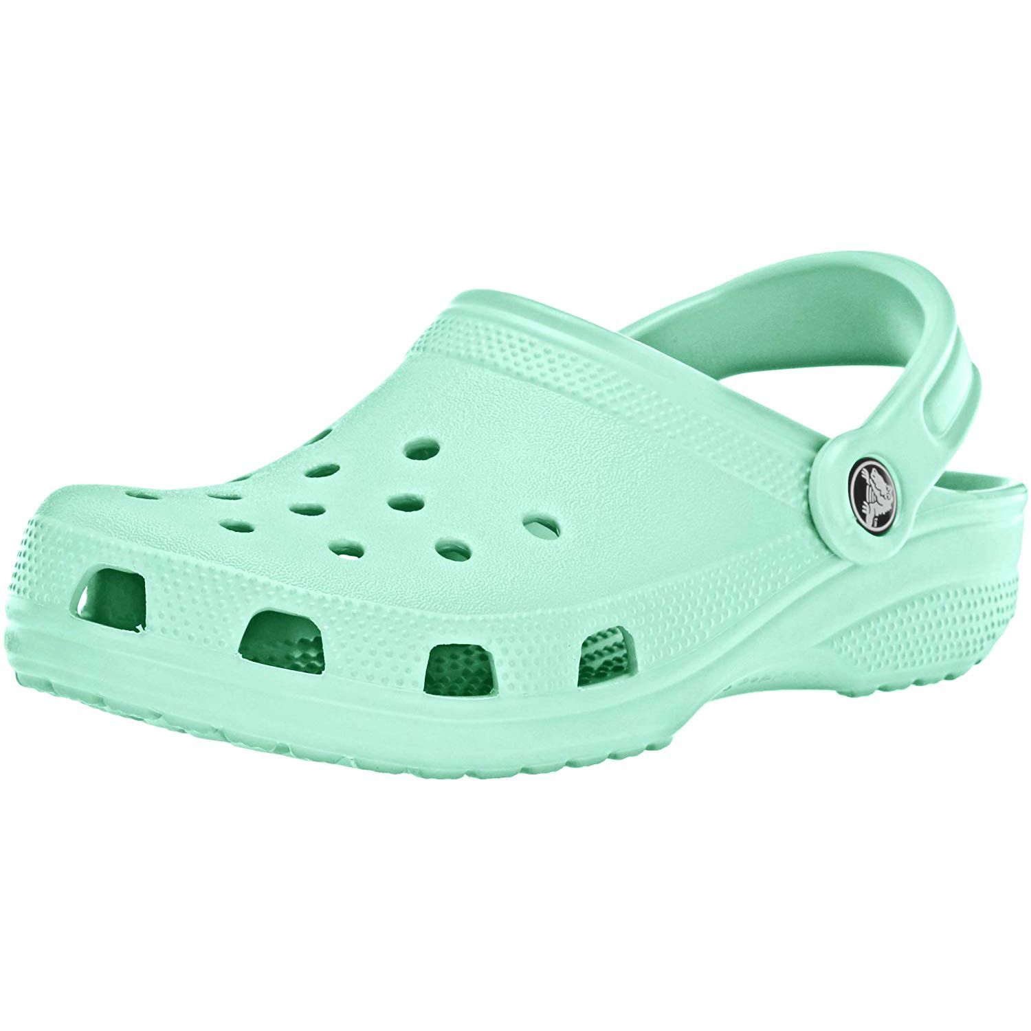 seafoam green crocs