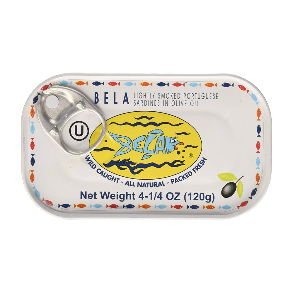 Bela-Olhao Lightly Smoked Sardines in Olive Oil