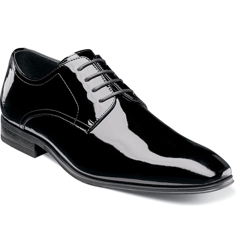 Men's Formal Lace Up Patent Leather Tuxedo Dress Shoes Shiny Wedding Oxfords