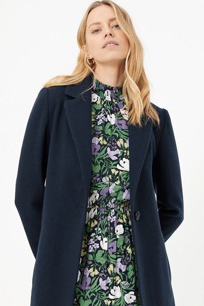 Single Button Coat