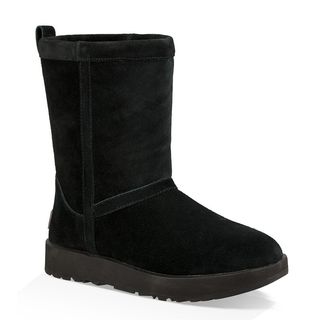 Sheepskin-lined Suede Boots