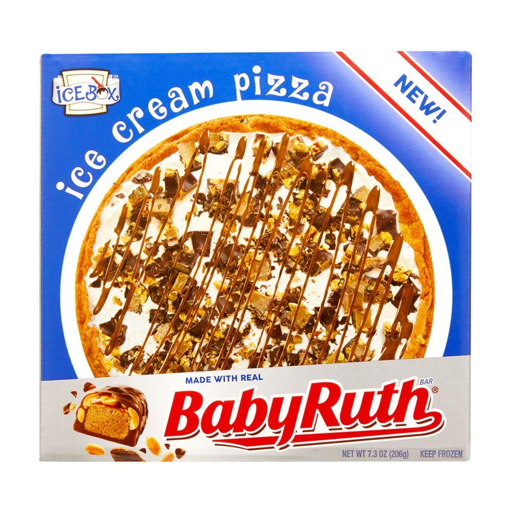 Baby Ruth Ice Cream Pizza