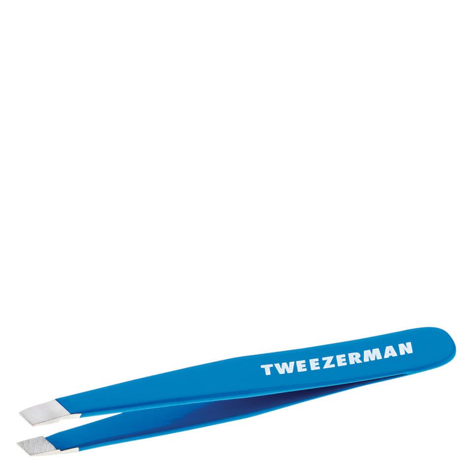 Tweezerman Mini Slant Tweezer - Blue Bahama