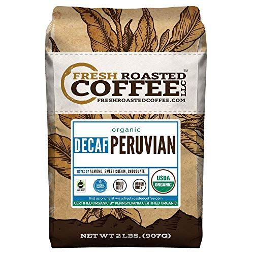 Fresh Roasted Coffee Organic Decaf Peruvian Coffee