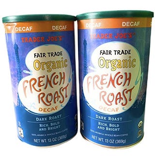 Café déca Fair Trade Organic French Roast de Trader Joe's's Fair Trade Organic French Roast Decaf Coffee