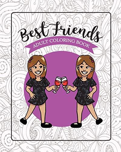 Best Friends Adult Coloring Book