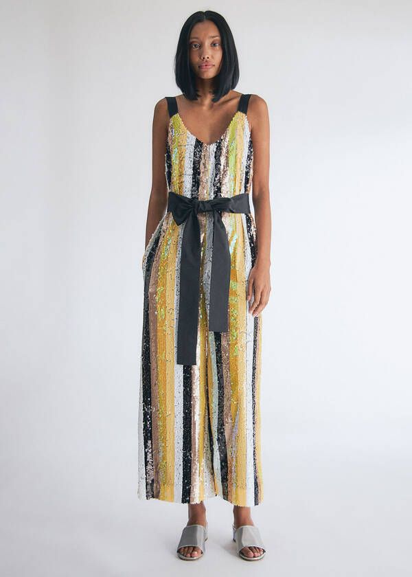 formal sequin jumpsuit