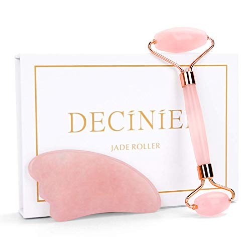 Jade Roller and Gua Sha Tool Set 