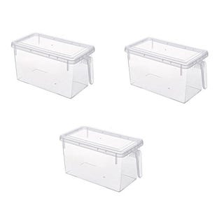 Stackable Storage Containers, 3 pack