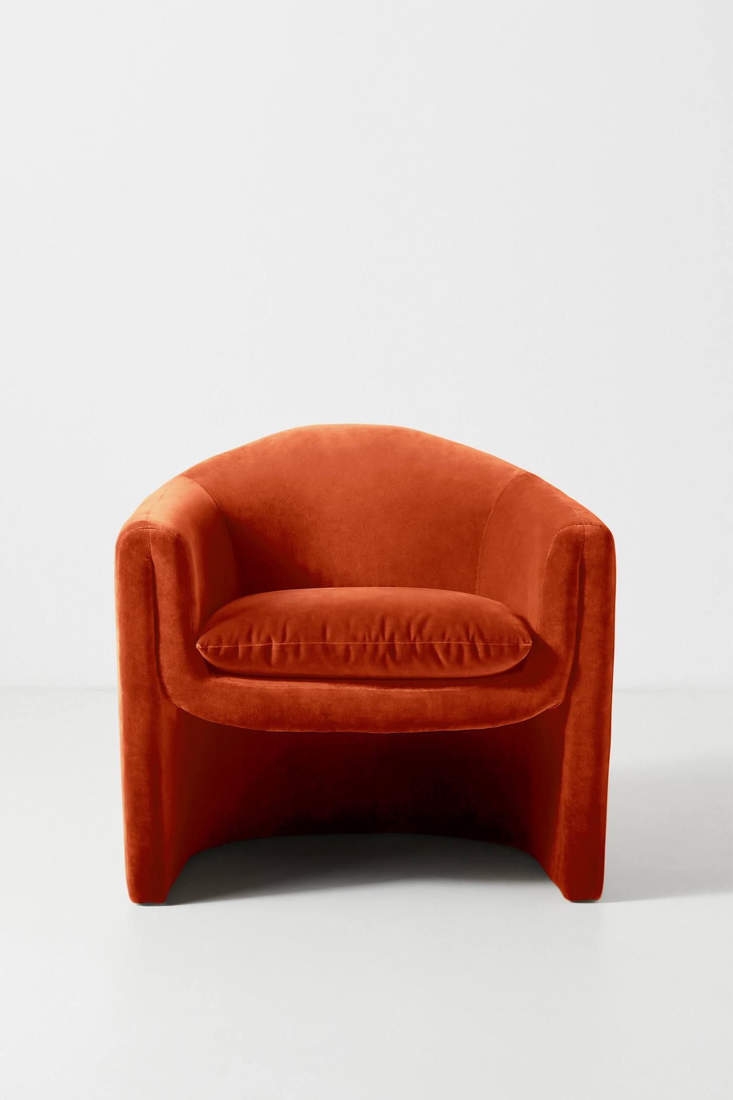 Velvet Sculptural Chair 