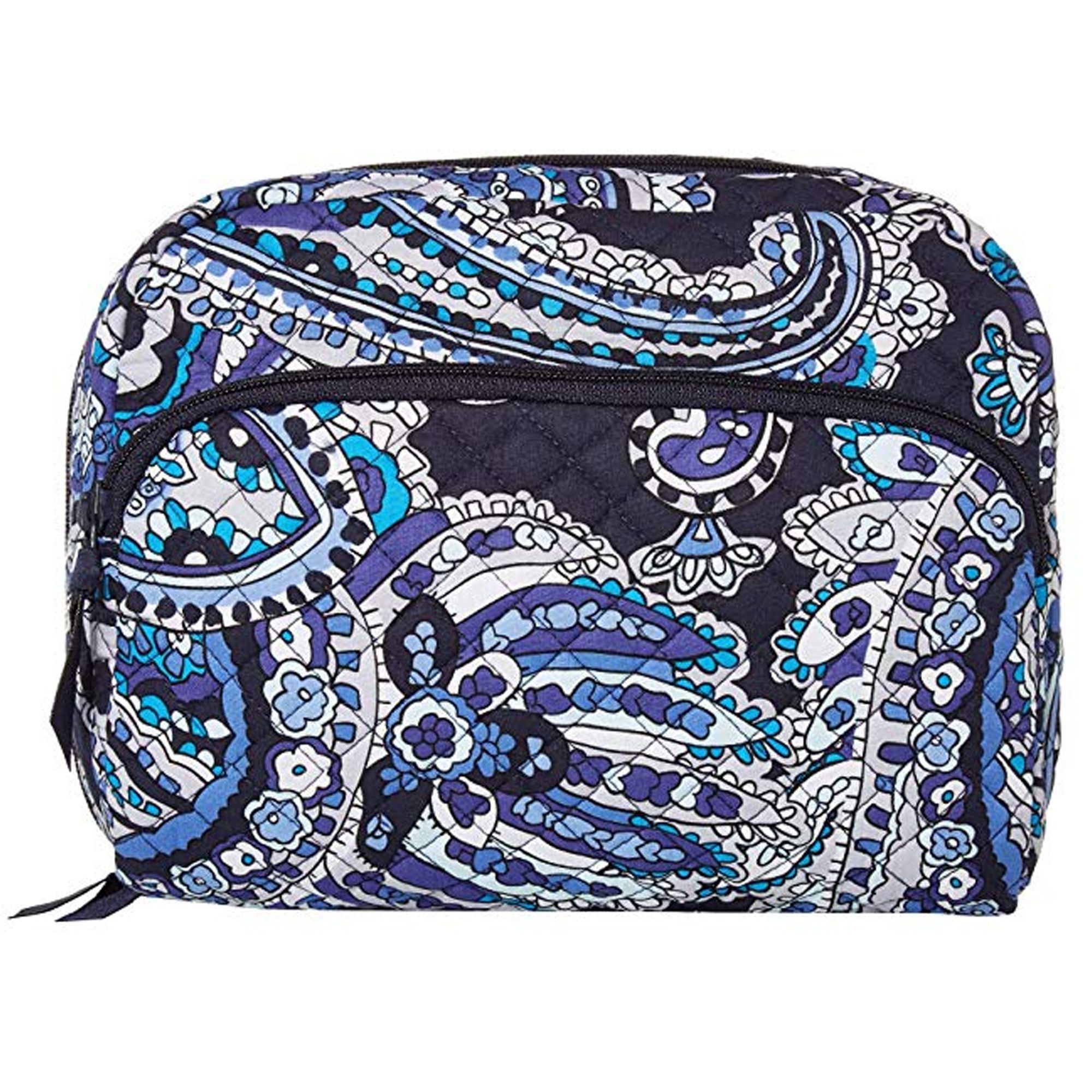 Vera bradley lay flat cosmetic online bag