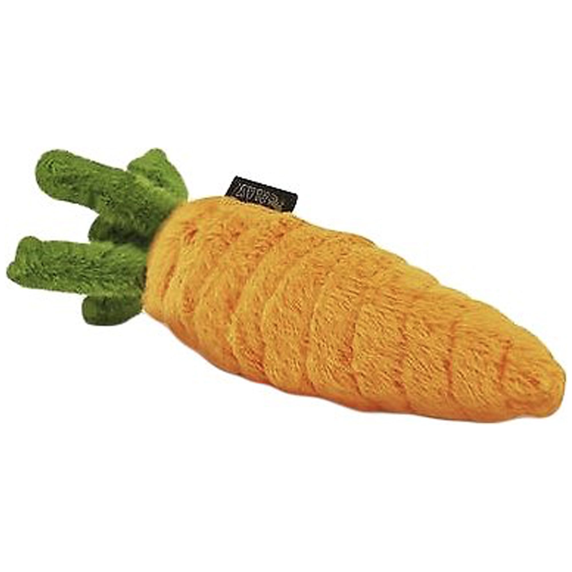 Garden Fresh Carrot Plush Dog Toy