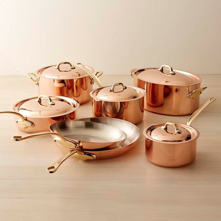 Mauviel Copper 12-Piece Cookware Set
