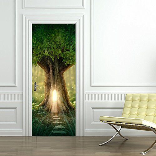 Fantasy Tree Door Wallpaper Mural