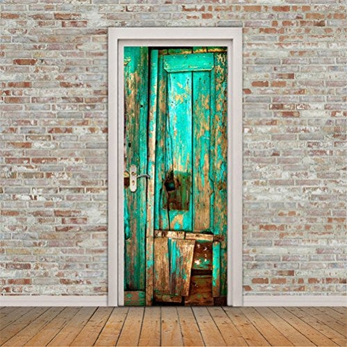 20 Best Decorative Door Wallpaper Adhesives to Brighten up Any Room ...