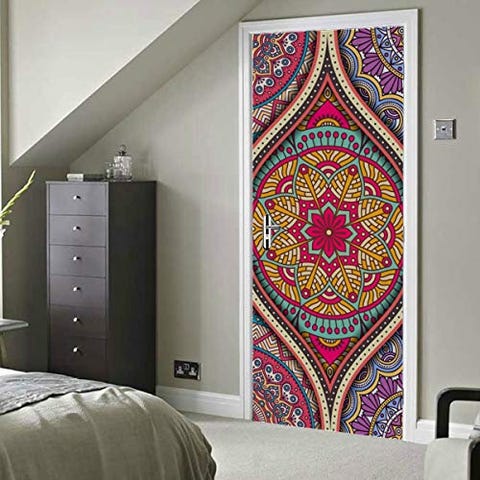 Best Decorative Door Wallpaper Adhesives To Brighten Up Any Room The Best Door Wallpaper Stickers