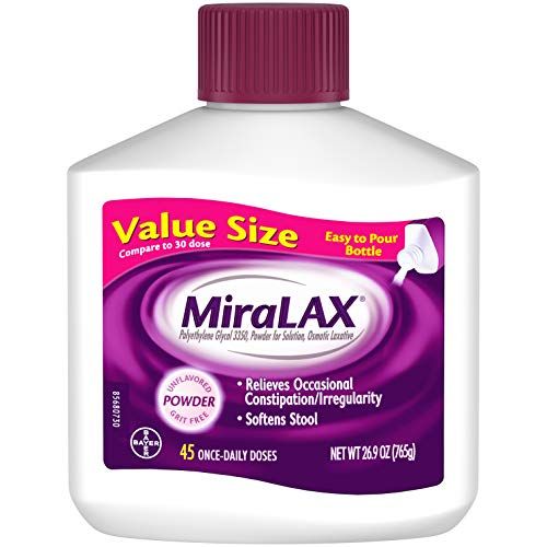 MiraLAX Laxative Powder for Gentle Constipation Relief