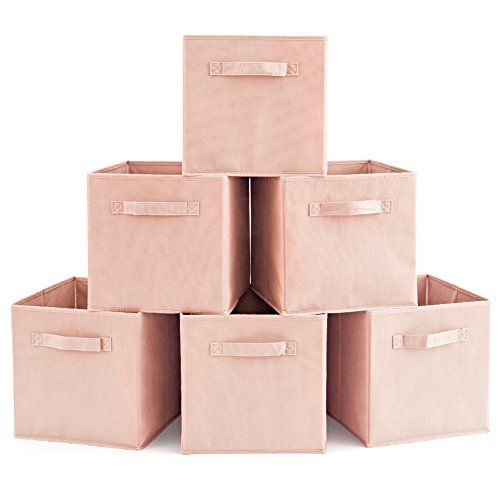 Foldable Cube Storage Boxes, Set of 6