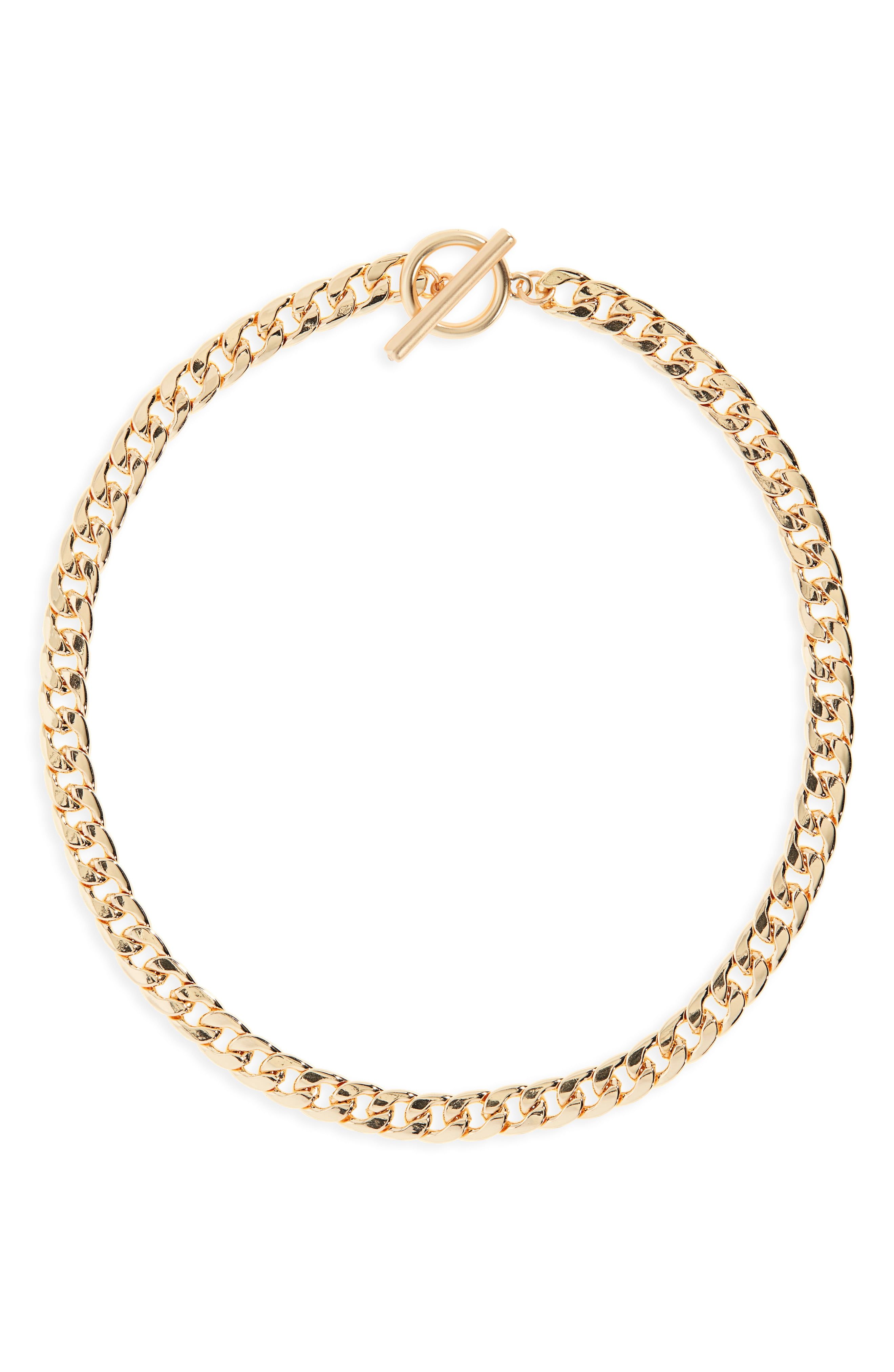 Curb Link Collar Necklace