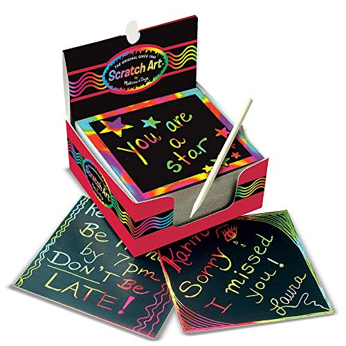 Scratch Art Box of Rainbow Mini Notes