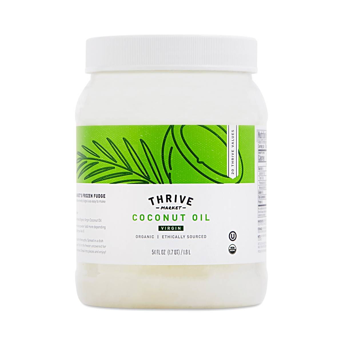 Organic Virgin Coconut Oil, Value Size