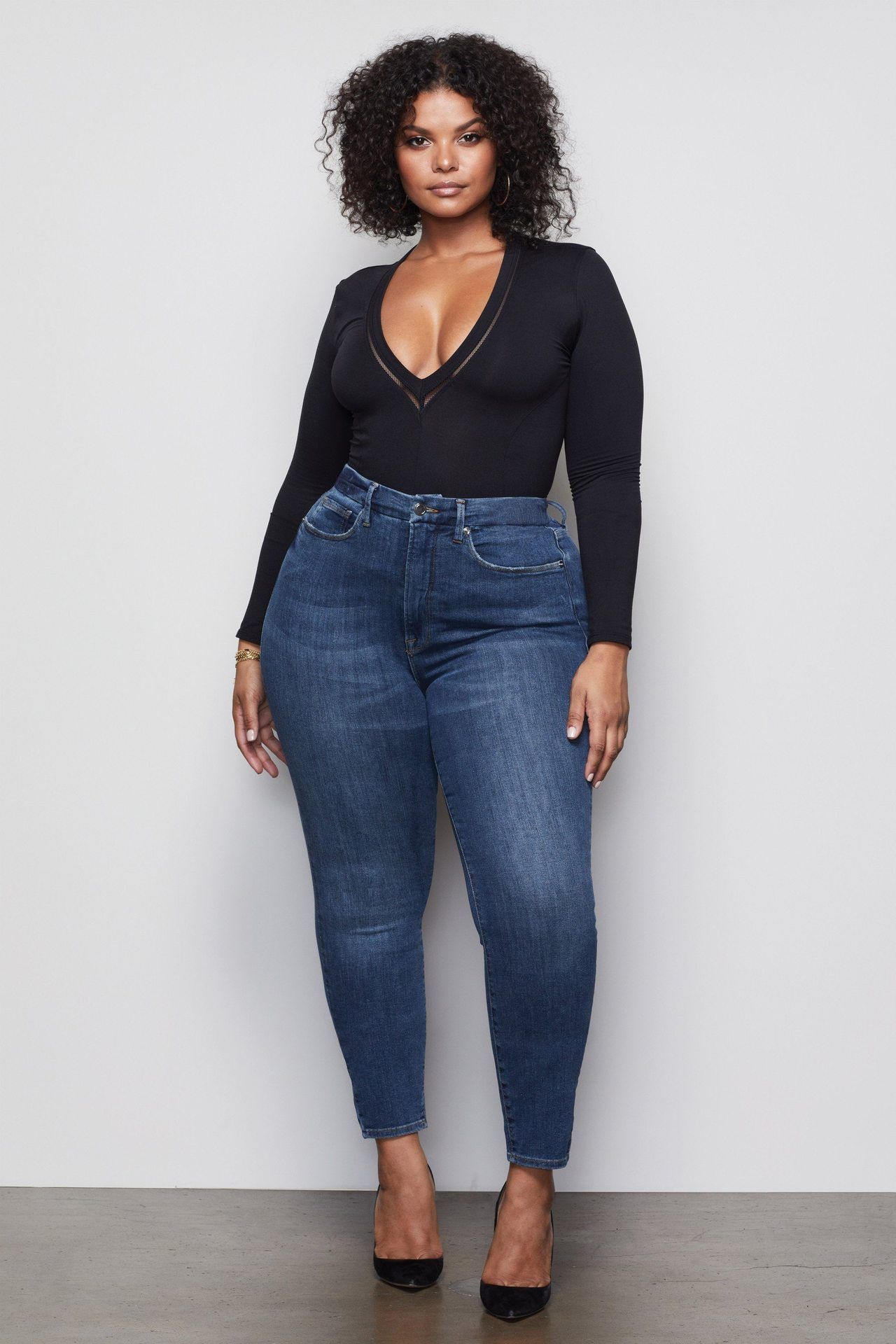 best high rise jeans for curves