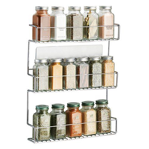 Coobest Organizador de especias, paquete de 4 estantes magnéticos para  especias para refrigerador, organizador de especias para condimentos,  estantes