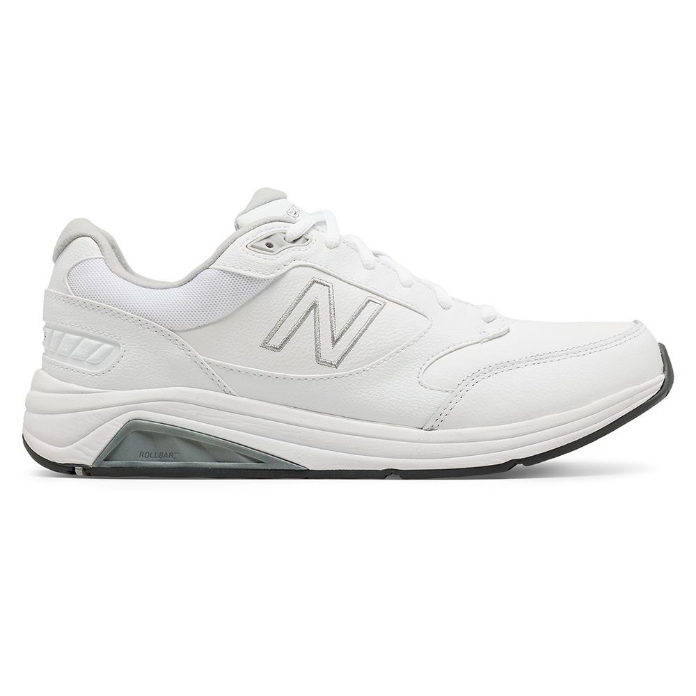 white leather running shoes mens