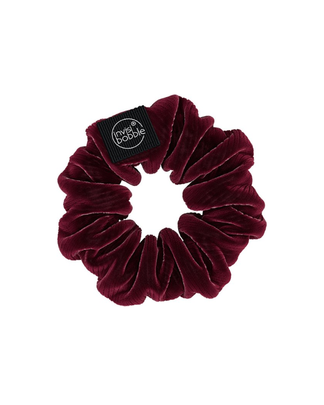 Sprunchie Spiral Hair Ring Scrunchie - Red Wine