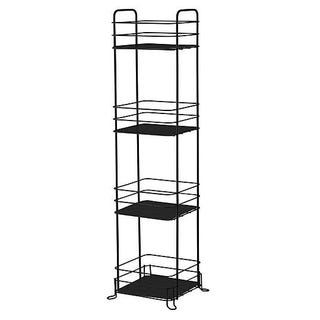 4 Tier Black Wire Storage Caddy 4 Tier Black Wire Storage Caddy
