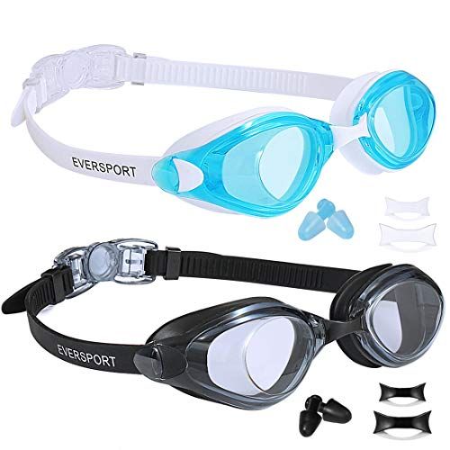 Zooshine Swimming Goggles 2 Sets No Leaking Swimming Goggles for Kids With Adjustable Strap 
