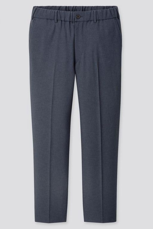 Wide-Fit Tapered Pants