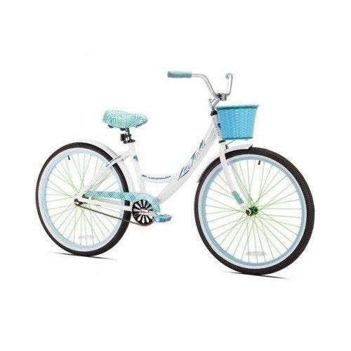 26" Women's, La Jolla Cruiser Bike, White
