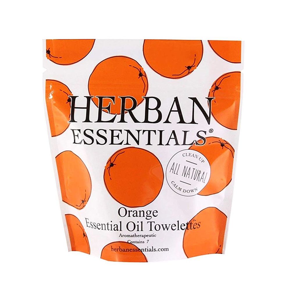 Herban Essentials Orange Essential Oil Towelettes 