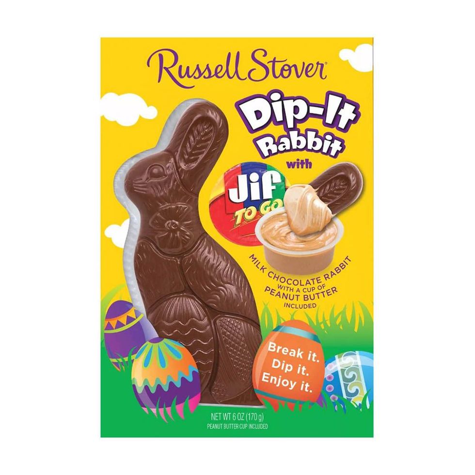 Russell Stover Milk Chocolate Rabbit with Jif