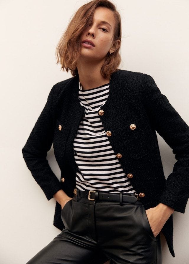 Tweed cotton jacket