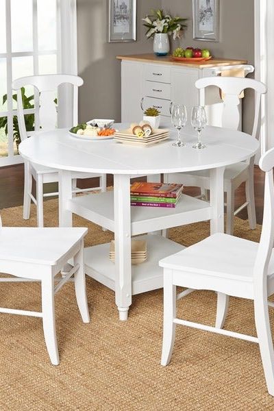 Small Dining Tables For Tiny Spaces, Small Round Kitchen Table And Chairs