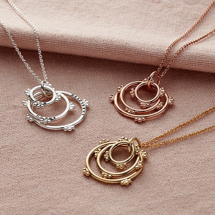 Posh Totty Crown Family Names Necklace