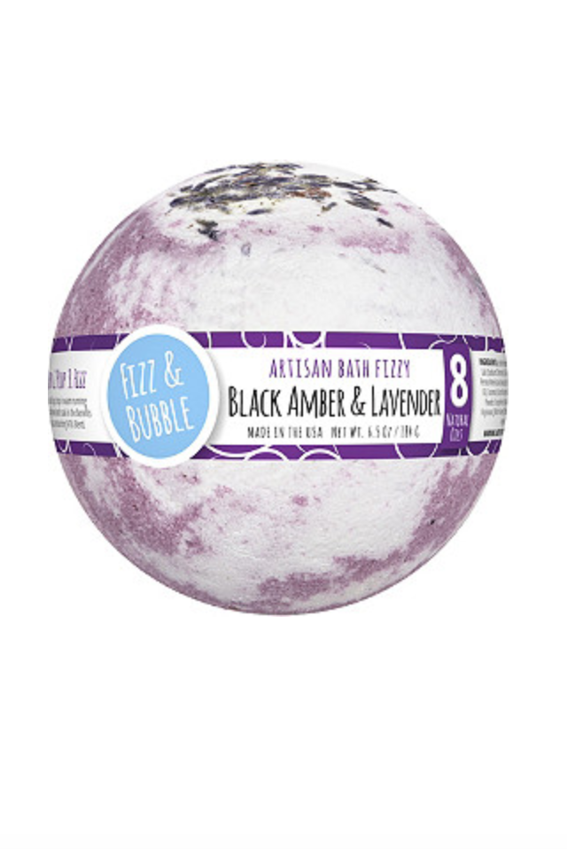 Black Amber & Lavender Bath Fizzy