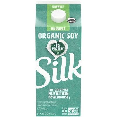 Silk Organic Unsweetened Soy Milk