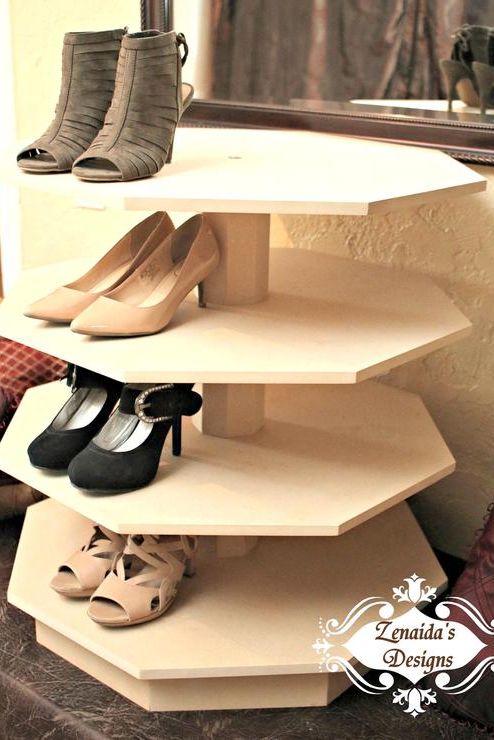 How to make a super-sized shoe rack on a budget