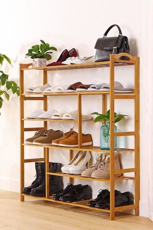 DIY simple modern shoe rack 