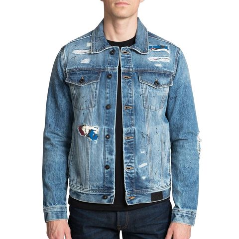 Featured image of post Colored Denim Jacket Mens : From formal to casual, these essential designs are made from soft knit fabric, cotton twill.