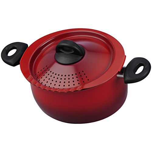 Oval 5 Quart Pasta Pot with Strainer Lid