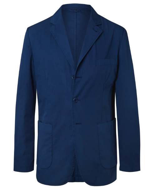 blue blazer coat