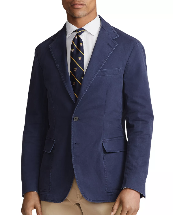 Stretch Chino Unconstructed Fit Sport Coat